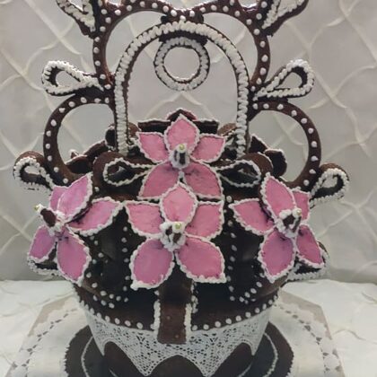 49.000 Ft  3,5-kg-csipkes-torta--rozsaszin-viragokkal. (1)