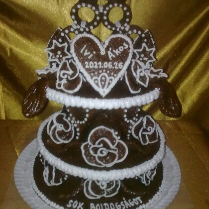 53.200 Ft   3 szintes 3,8 kg rózsás