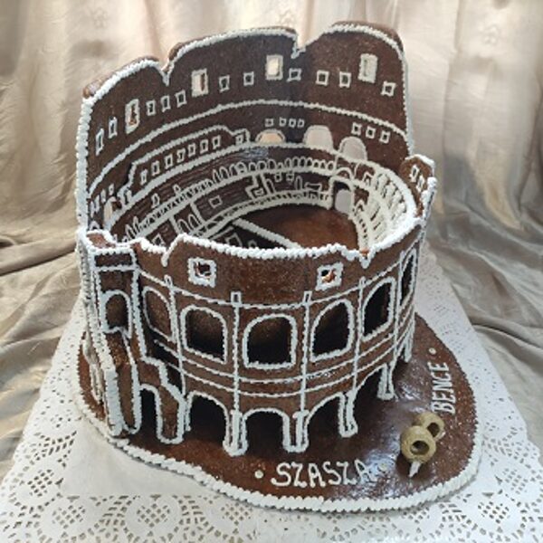 COLOSSEUM Róma grillázsból, esküvőre