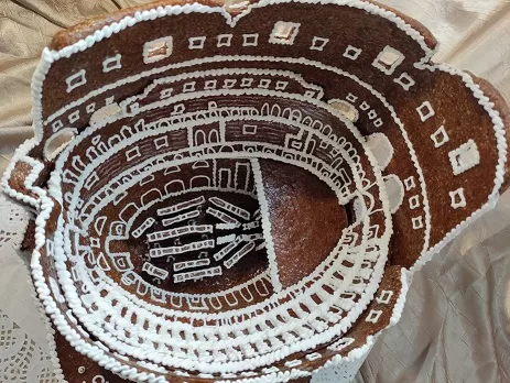COLOSSEUM Róma grillázsból, esküvőre